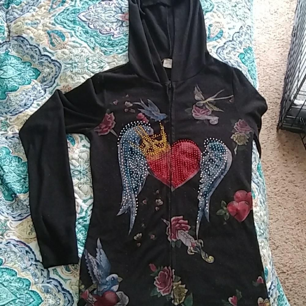 Super soft light weight zip up